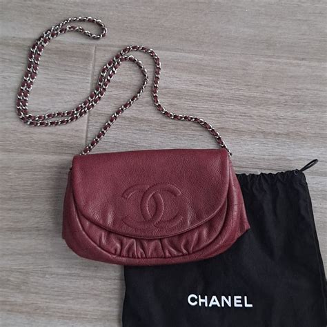 chanel halfmoon|Chanel half moon woc.